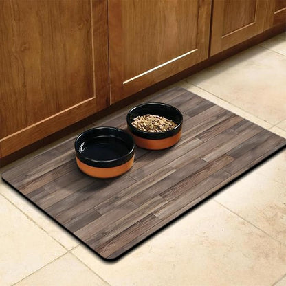Pet Feeding Mat for Floors Waterproof Dog Mat for Food and Water Absorbent - Image 8