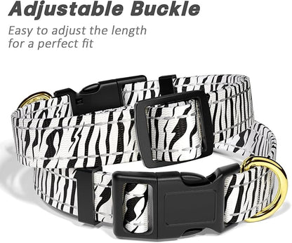 Reflective Dog Collar for Large Dogs, Cute Boho Adjustable Heavy-Duty Nylon - Image 6
