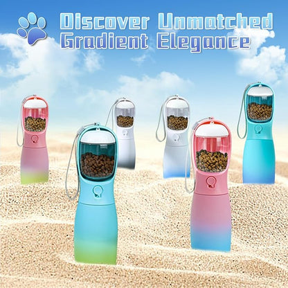 2-in-1 Dog Water Bottle Portable, Food Grade Travel Dog Bowls - Image 8