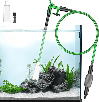 Pawfly Aquarium Water Changer Kit, Fish Tank Siphon Vacuum Cleaner by Pawfly