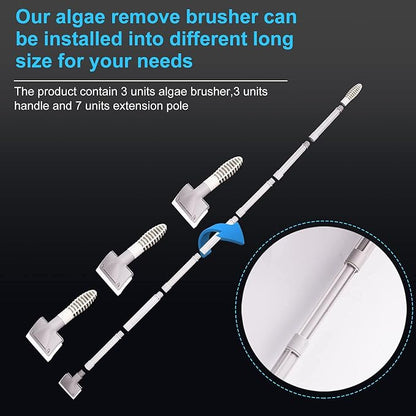 saltwater aquarium cleaner fish tank scraper cleaning tools 17.7-48 Inch long - Image 3