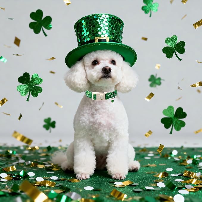 St. Patrick's Day Dog Collar for Large Dogs - Image 6