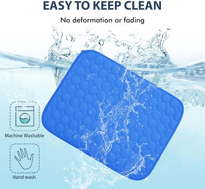 MICROCOSMOS Summer Cooling Mat & Sleeping Pad- Water Absorption Top, Easy Carry - Image 5