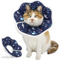 Soft Cat Cone, Adjustable Recovery Collar After Surgery to Prevent Licking Wound by QIYADIN