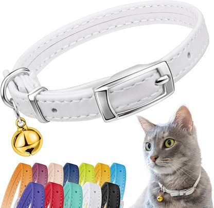 CollarDirect Leather Cat Collar by CollarDirect