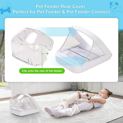 Pet Feeder Rear Cover for Pet Feeder & Connect, YOIHABV Cat Feeder Cover - Image 2