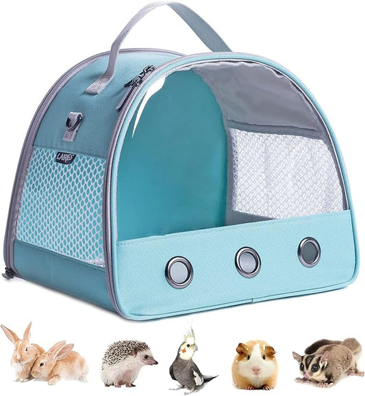 Guinea Pig Carrier, Small Animal Bird Rabbit Turtle Carrier Bag, African by LightUpYourPetsLife