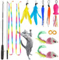 ZPH Cat Toys, Interactive Feather Variety Pack by PetsToys
