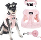 PUPTECK Adjustable Dog Harness Collar and Leash Set Step in No Pull Pet Harness by PUPTECK