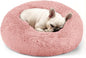 Dogs Bed for Small Dogs, Anti-Anxiety Washable Round Bed by Hoewina