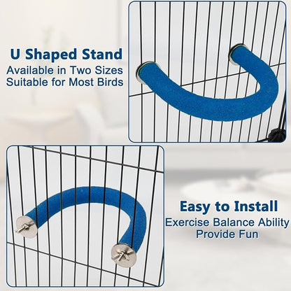 Rypet U Shape Parrot Perch Stand Toy - Image 7