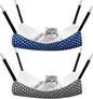 Jetec 2 Pack Cat Hammock for Cage, Catio Accessories Reversible Soft Cats Bed by Jetec