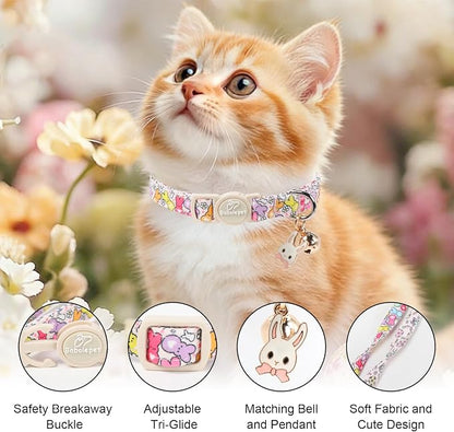 2 Pack Easter Cat Collars - Image 3