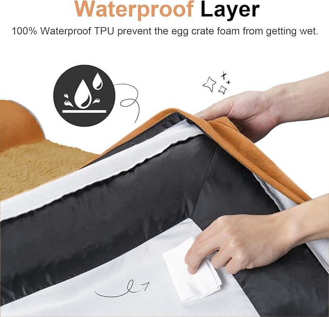 Large Dog Bed Orthopedic Washable: Beds Bolster XXL Bed Big XLarge Dogs Egg - Image 4