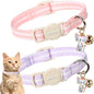 ARING PET 2 Pack Cat Collar-Cute Cotton Cat Collar by ARINGPET