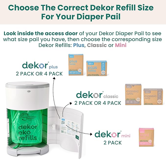 Diaper Dekor EKO Classic Diaper Pail Gift Set - Image 6