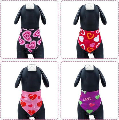 30 Pack Valentines Day Dog Bandanas Bulk - Image 8