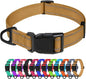 TagME Reflective Nylon Dog Collars, Adjustable Classic Collar by TagME