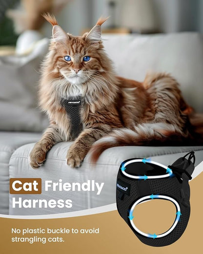 FAYOGOO Cat Harness, Cat Leash and Harness Set - Image 3