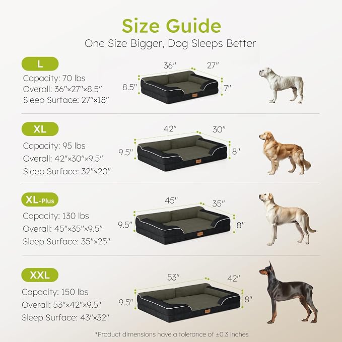 Jumbo Dog Bed for Extra Large Dogs, Orthopedic Dog Bed - Image 8