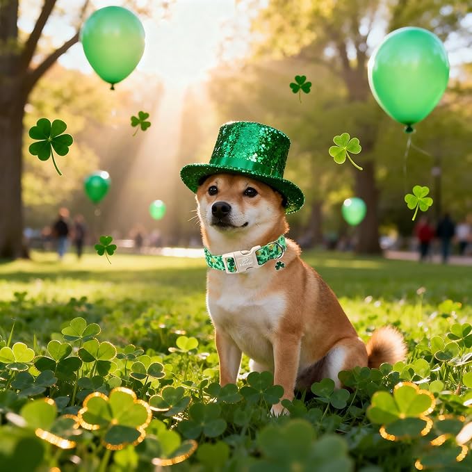 St. Patrick's Day Dog Collar for Large Dogs - Image 3