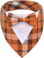 ADOGGYGO Fall Dog Tuxedo Bandana, Adjustable Halloween Thanksgiving Formal by ADOGGYGO