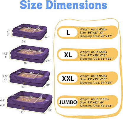 Orthopedic Dog Bed -XL Large Dog Beds - Image 7