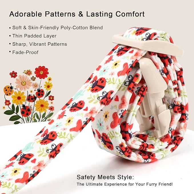 Ladybug Dog Collar for Large Dogs - Image 4