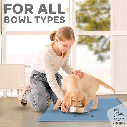 Dog Food Mat - 24x15 Raised Edges Dogs Mat - Image 6