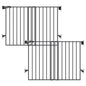 Babelio Baby Gate for Stairs, Kitchen & Doorways, No Bottom Bar| Easy by BABELIO
