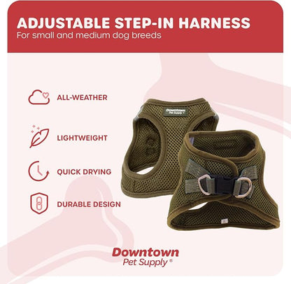 Downtown Pet Supply Step in Dog Harness No Pull, Hunter Green - Image 3
