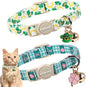 ARING PET 2 Pack St Patrick's Day Cat Collar, Breakaway Kitten Small Cute Green by ARINGPET