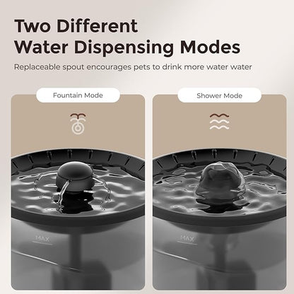 IMIPAW Automatic Cat Feeder and Water Fountain, Timed Dry Food Dispenser - Image 4
