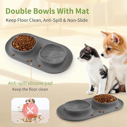 Small Size Puppy Dog Bowls: Food and Water Bowls Set - Image 6