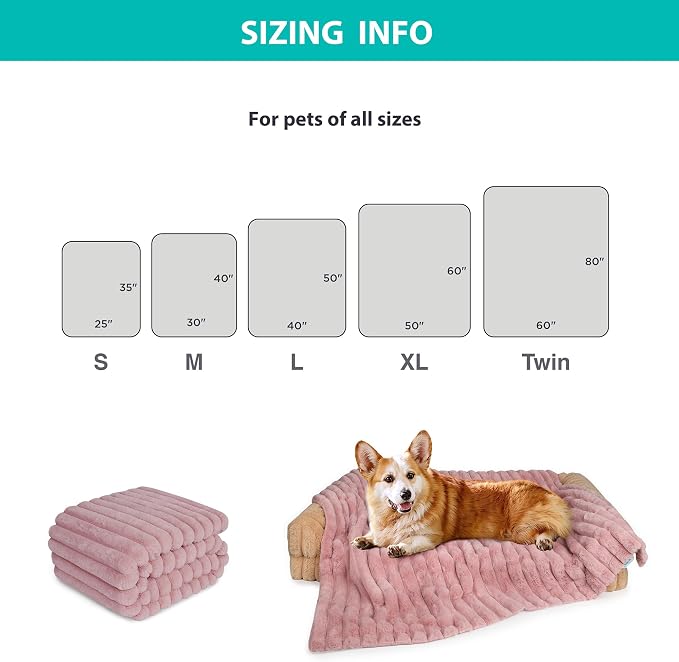 Waterproof Dog Blanket for Couch, Luxury Plush Washable Large Dogs Blankets for - Image 5