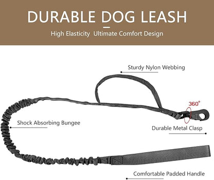 DAGANXI Tactical Dog Collar Leash Set, Adjustable Military Training Nylon Dog - Image 5