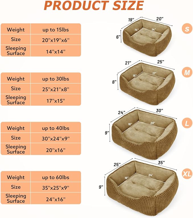 MIXJOY X-Large Dog Bed for Large, Small Dogs - Image 6