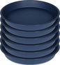 6 Pack Plastic Plant Saucer Planter Water Drip Tray, 4 5 6 7 8 9 10 11 12 inch by Bleuhome