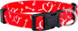 Native Pup Valentine’s Dog Collar- Valentines Day Pet Collars- Valentine Girly by NativePup