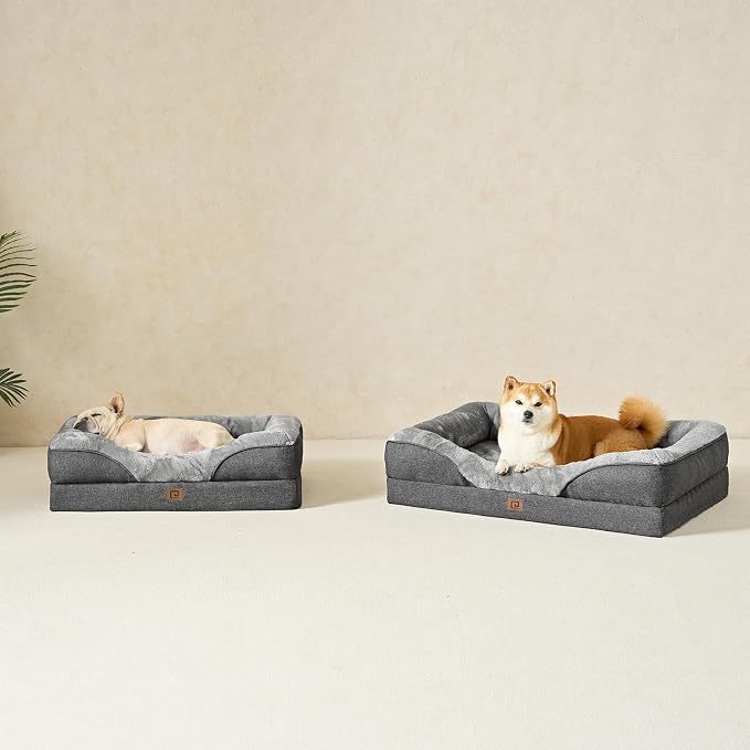 EHEYCIGA Orthopedic Dog Bed for Medium Dog, Waterproof Liner & Washable - Image 9