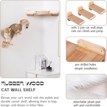 Cat Shelves - 3-Step Wall Climbing Set - Image 6