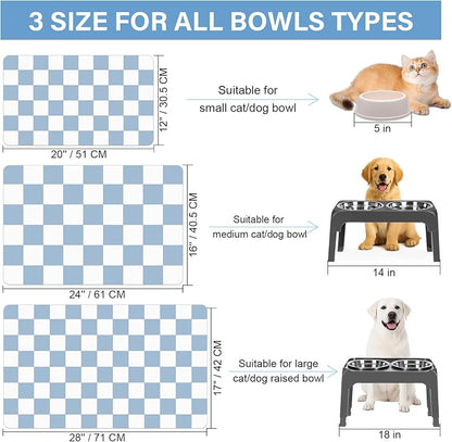 Cat Food Mat - 12"x 20" Cat Dog Mats - Image 4