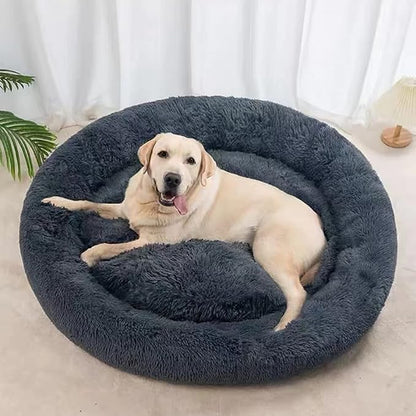 Nisrada Dog Bed for Medium Large Dogs, 36 inch Calming Dogs Bed, Washable-Round by Nisrada