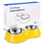 Elevated Dog Bowls Set by Petvillage