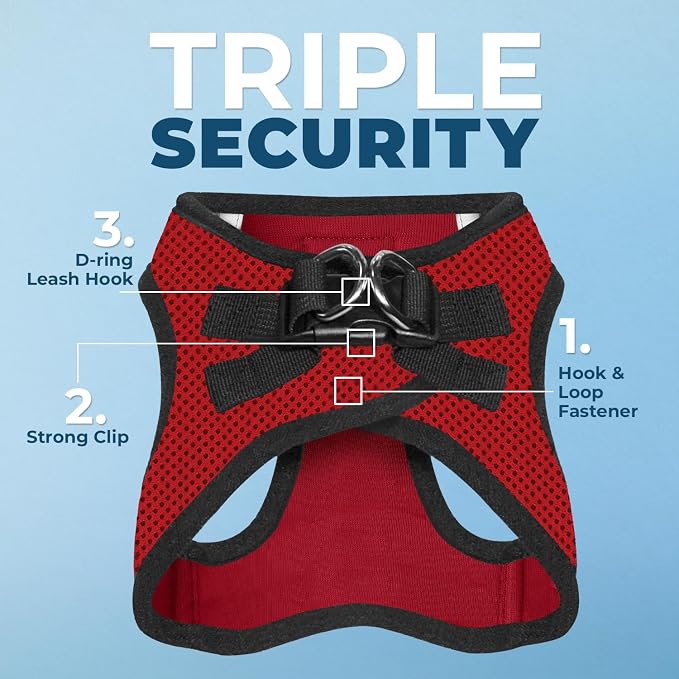 Best Pet Supplies Voyager Step-in Air All Weather Mesh Harness and Reflective - Image 3