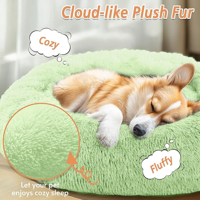 JOLLYVOGUE Calming Dog Bed for Small Dogs - Image 2