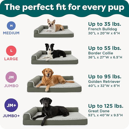 Furhaven Orthopedic Dog Bed for Medium/Small Dogs w/ Removable Bolsters & - Image 6