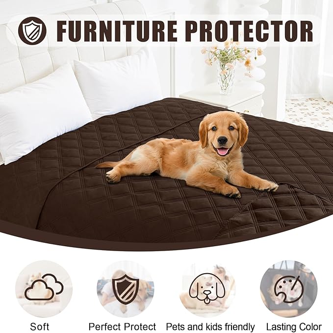 Smiry Waterproof Dog Bed Cover Blanket 30x70, Soft Reversible Pet Blanket - Image 8