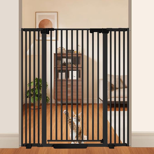 51'' Extra Tall Cat Gate 30-49.2'' Wide by Amibud