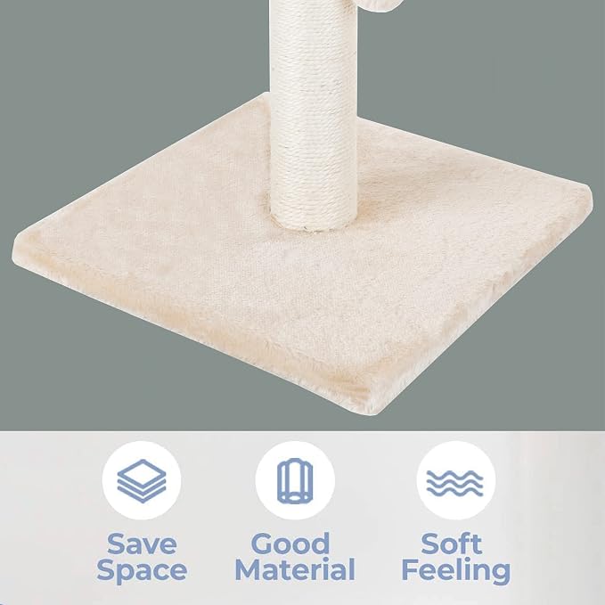 Dimaka 29'' Cat Scratching Post, Natural Sisal Rope Scratch Post - Image 5